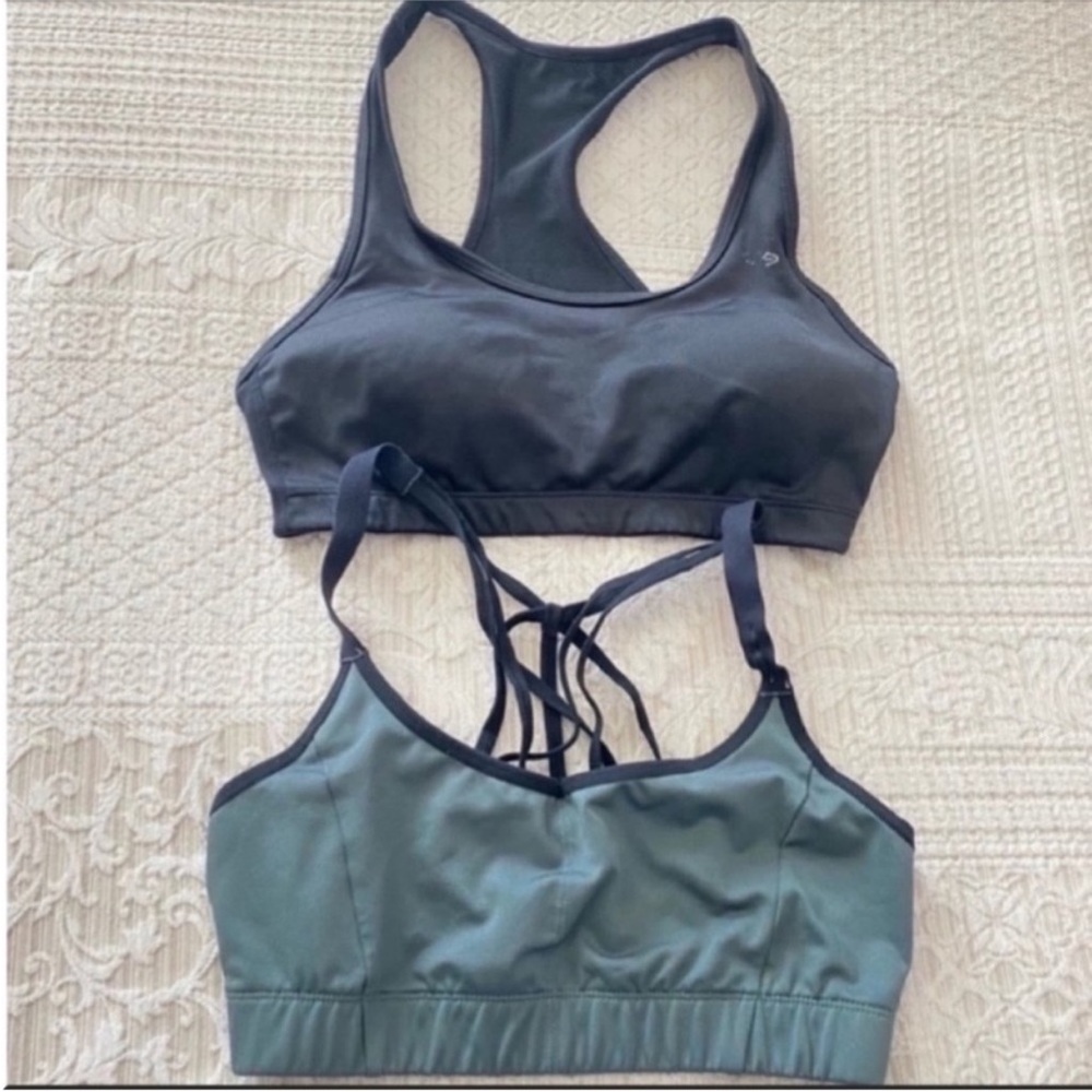 Set of 2 Women's Razorback Champion Sports Bras Size Small